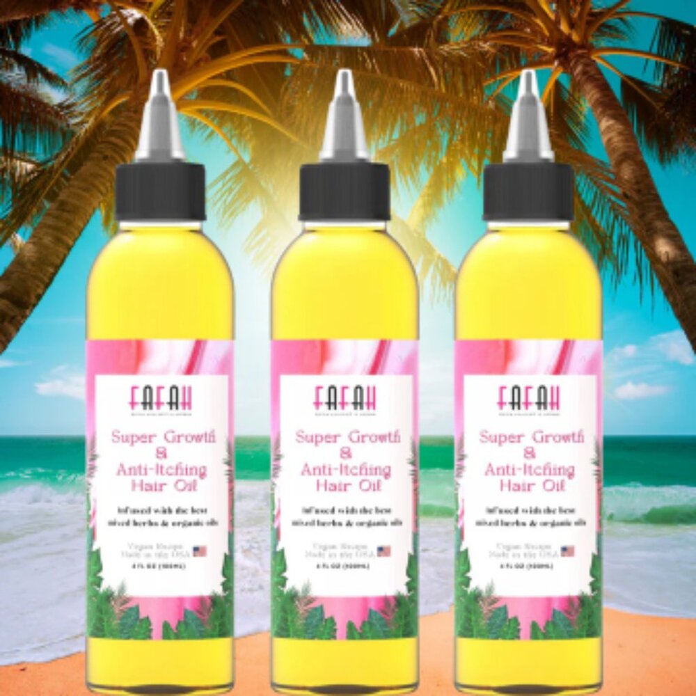 BUNDLE DEAL: 3 Bottles of Super Hair Growth Oil (4oz)